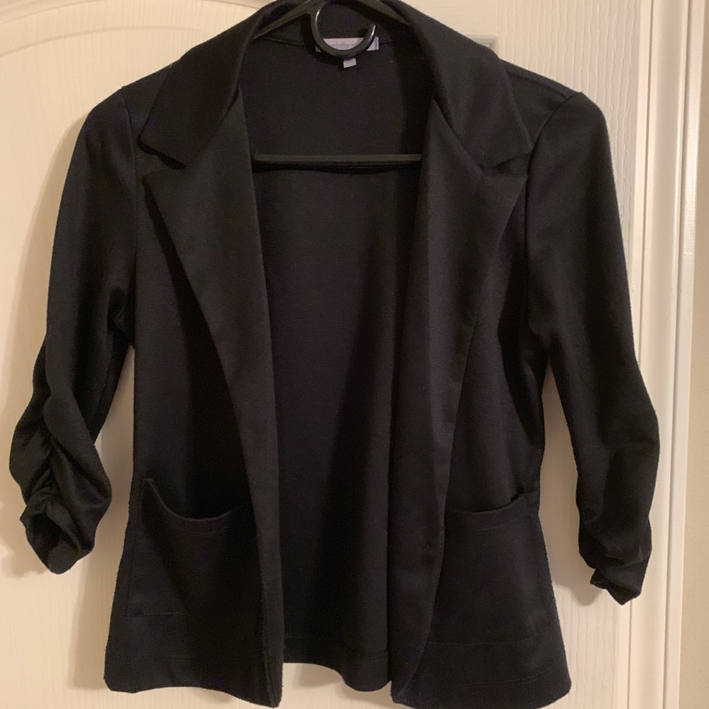 Ruched Waist Blazer